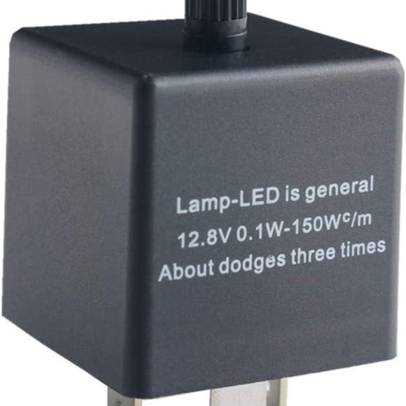 1 pc 3-Pin CF-13 CF13 EP34 Electronic Flasher Relay Fix w/Speed Adjustable - Picture 2 of 10